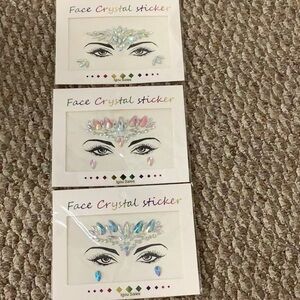 Face Crystal Sticker (pack of 3)
